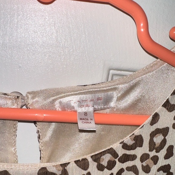 Tahar Girl Leopard Dress - Size 8 - Picture 3 of 5